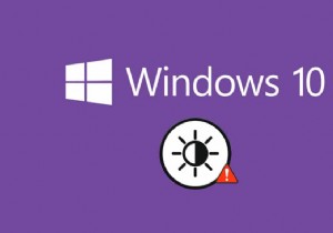 Windows 10 밝기가 작동하지 않는 문제 수정 