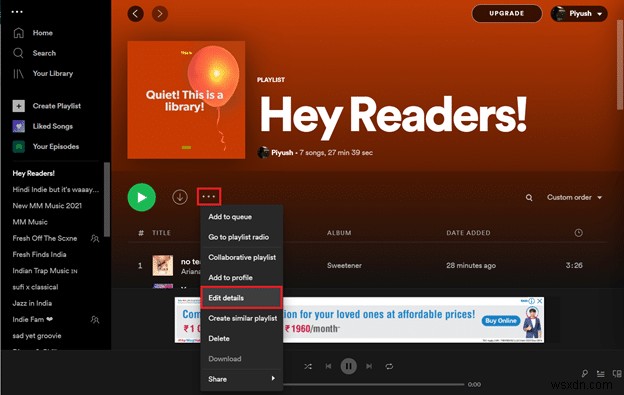 Spotify 재생 목록 사진을 변경하는 방법 