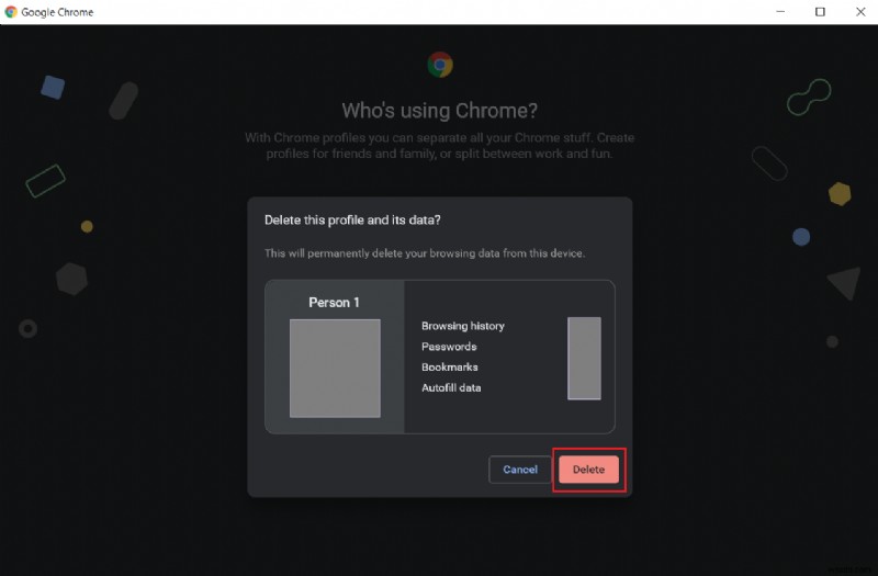 Chrome에서 Google 계정을 삭제하는 방법