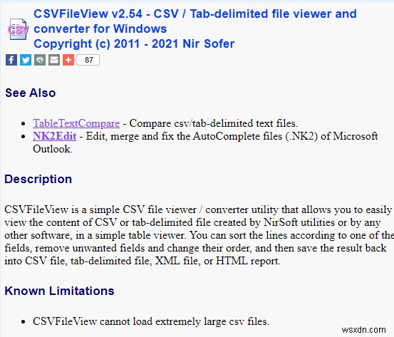 Windows용 최고의 CSV 편집기 30개