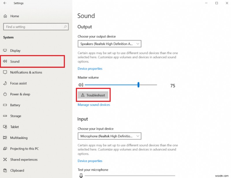 Windows 10 오디오 딱딱거리는 소리 수정 