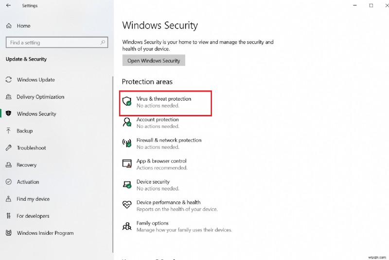 Windows Defender 정의 업데이트를 수행하는 방법 