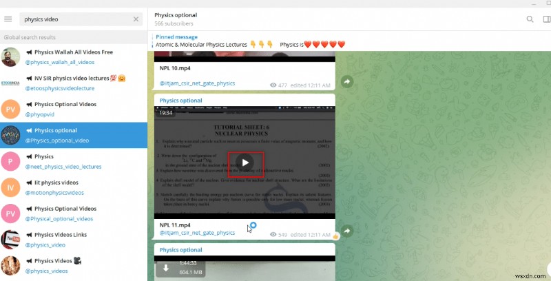 Windows 10에서 Telegram 비디오를 다운로드하는 방법 