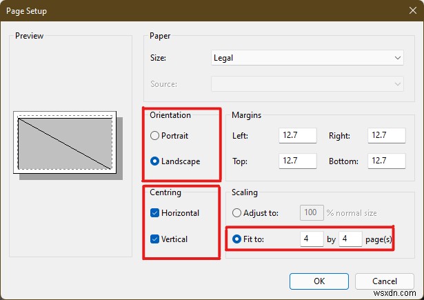 Windows 11에서 여러 페이지에 큰 이미지를 인쇄하는 방법