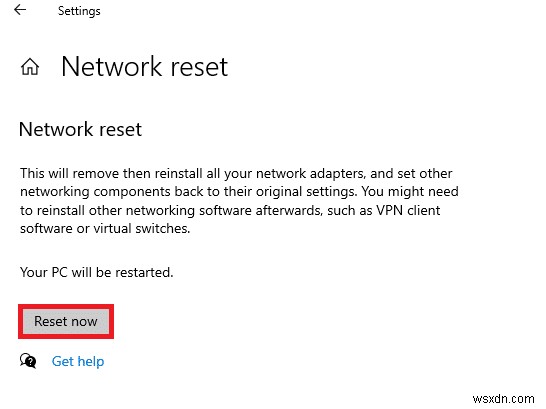 Windows 10에서 WiFi 네트워크를 찾을 수 없는 문제 수정 