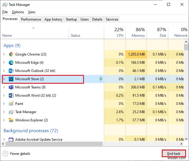 Microsoft Store에서 다운로드할 수 없는 문제 수정 