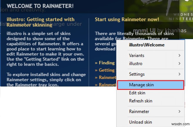 Windows 10에서 Rainmeter 듀얼 모니터 스킨을 설정하는 방법 