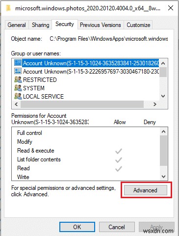 Windows 10 파일 시스템 오류 2147219196 수정 