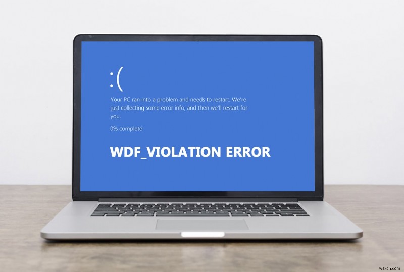 Windows 10에서 WDF_VIOLATION 오류를 수정하는 방법 