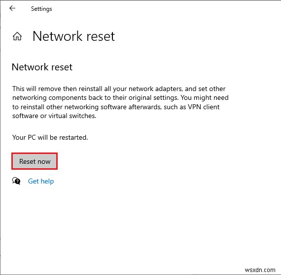 Windows 10에서 WiFi 옵션이 표시되지 않는 문제 수정 