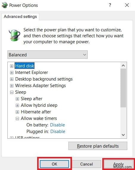 Windows 10에서 MoUSO 핵심 작업자 프로세스 수정 