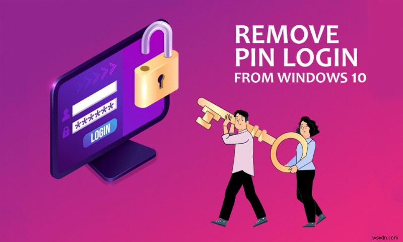 Windows 10에서 PIN 로그인을 제거하는 방법 