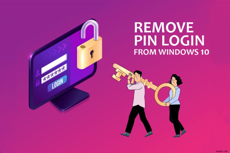 Windows 10에서 PIN 로그인을 제거하는 방법 