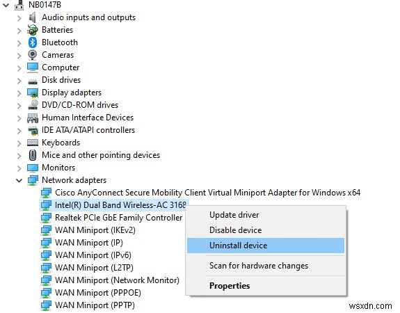 Windows 10에서 무선 자동 구성 서비스 wlansvc가 실행되지 않는 문제 수정 