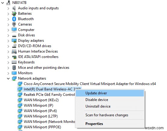 Windows 10에서 무선 자동 구성 서비스 wlansvc가 실행되지 않는 문제 수정 