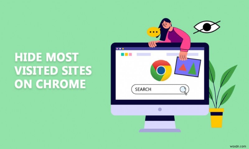 Chrome에서 가장 많이 방문한 사이트를 제거하는 방법 