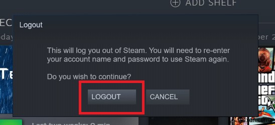 Windows 10에서 이 게임을 플레이하려면 Steam이 실행되고 있어야 합니다. 