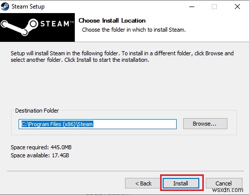 Windows 10에서 이 게임을 플레이하려면 Steam이 실행되고 있어야 합니다. 