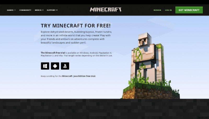Windows 10 Minecraft Edition을 무료로 얻는 방법 