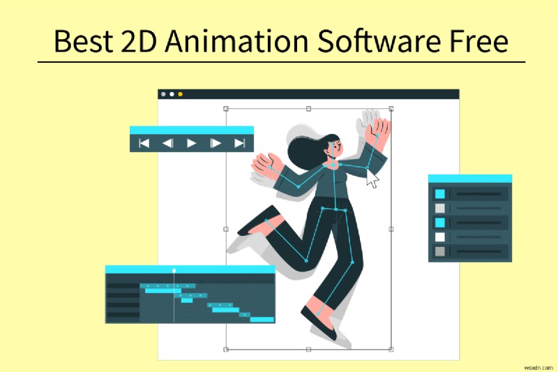 Windows 10을 위한 20가지 최고의 무료 2D 애니메이션 소프트웨어 
