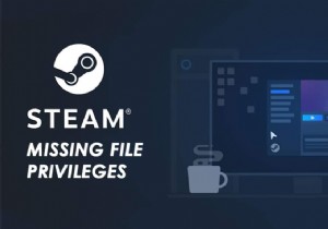 Windows 10에서 Steam 누락 파일 권한 수정 
