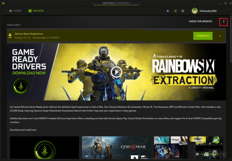 GeForce Experience에 게임을 수동으로 추가하는 방법 