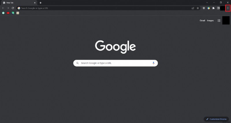 Chrome에서 툴바를 표시하는 방법 