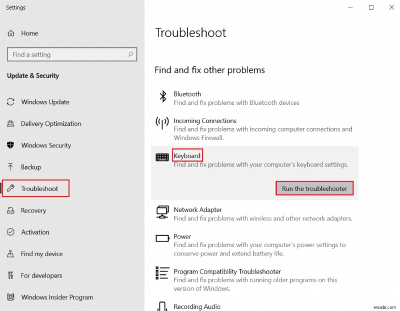 Windows 10에서 기계식 키보드 이중 입력 수정 