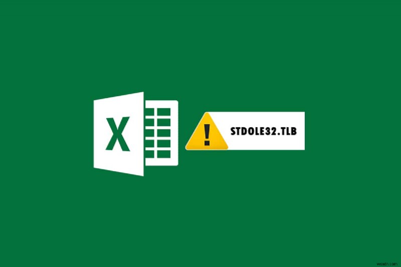 Windows 10에서 Excel stdole32.tlb 오류 수정 