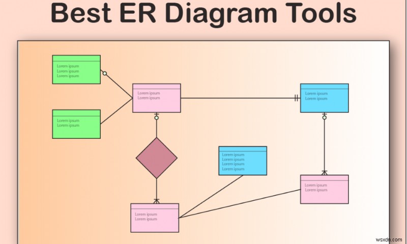 20가지 최고의 ER 다이어그램 도구