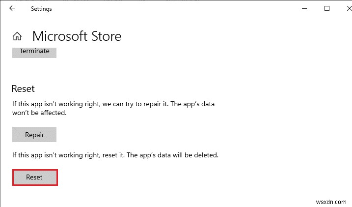 Microsoft Store 0x80246019 오류 수정 