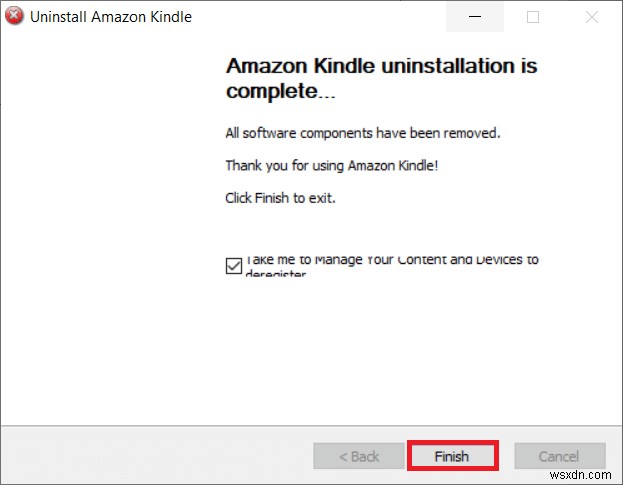 Amazon Kindle이 PC에 표시되지 않는 문제 수정