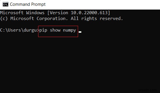 Windows 10에 Numpy를 설치하는 방법 
