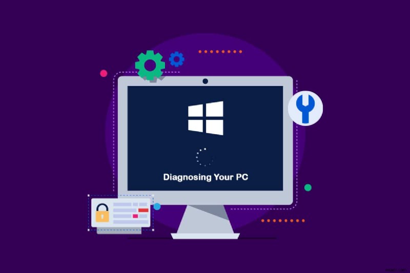 Windows 10에서 PC 진단 시 멈춤 수정 