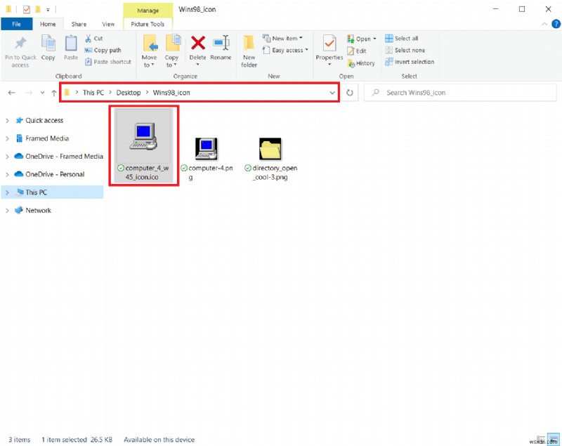 Windows 10에서 Windows 98 아이콘을 설치하는 방법 