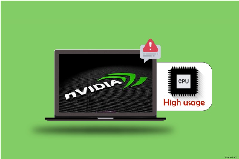 Windows 10에서 NVIDIA 컨테이너 높은 CPU 사용량 수정 