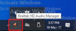 Realtek Audio Manager가 Windows 10에서 열리지 않는 문제 수정 