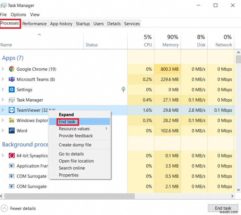 Windows 10에서 전체 화면이 작동하지 않는 문제 수정 