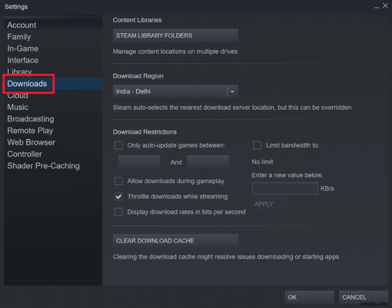 Windows 10에서 Steam 클라이언트 부트스트래퍼가 응답하지 않는 문제 수정 