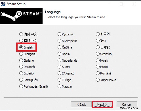 Windows 10에서 Steam 클라이언트 부트스트래퍼가 응답하지 않는 문제 수정 
