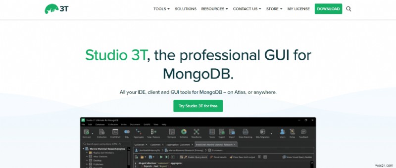 16 최고의 MongoDB GUI 앱 