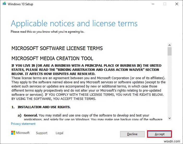 Windows 10 업데이트 오류 0x80190001 수정 