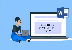 Word에서 로마 숫자를 쓰는 방법 