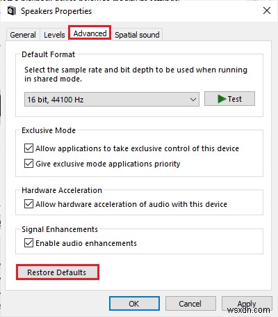 Windows 10에서 전면 오디오 잭이 작동하지 않는 문제 수정 