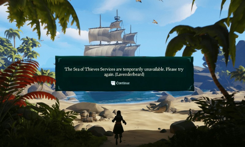 Sea of ​​Thieves 서비스를 일시적으로 사용할 수 없는 문제 수정 Lavenderbeard