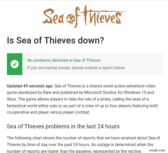 Sea of ​​Thieves 서비스를 일시적으로 사용할 수 없는 문제 수정 Lavenderbeard