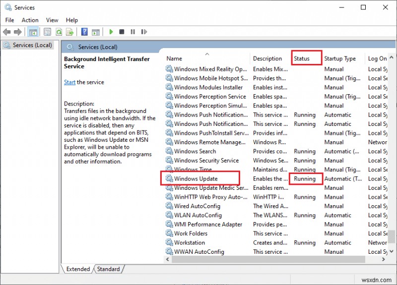 업데이트 오류 0x80070bcb Windows 10 수정 