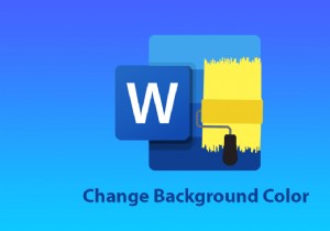 Microsoft Word에서 배경색을 변경하는 방법 