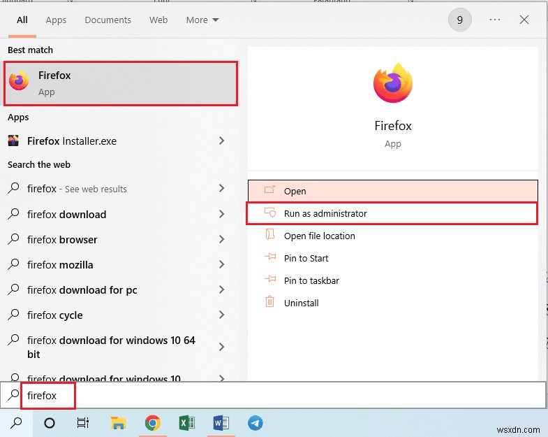 Windows 10에서 Mozilla Firefox가 XPCOM 오류를 로드할 수 없는 문제 수정