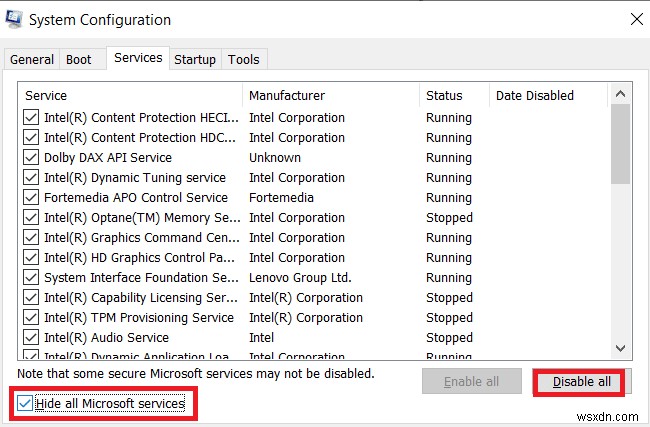 Windows 10에서 SearchUI.exe 일시 중단 오류 수정 